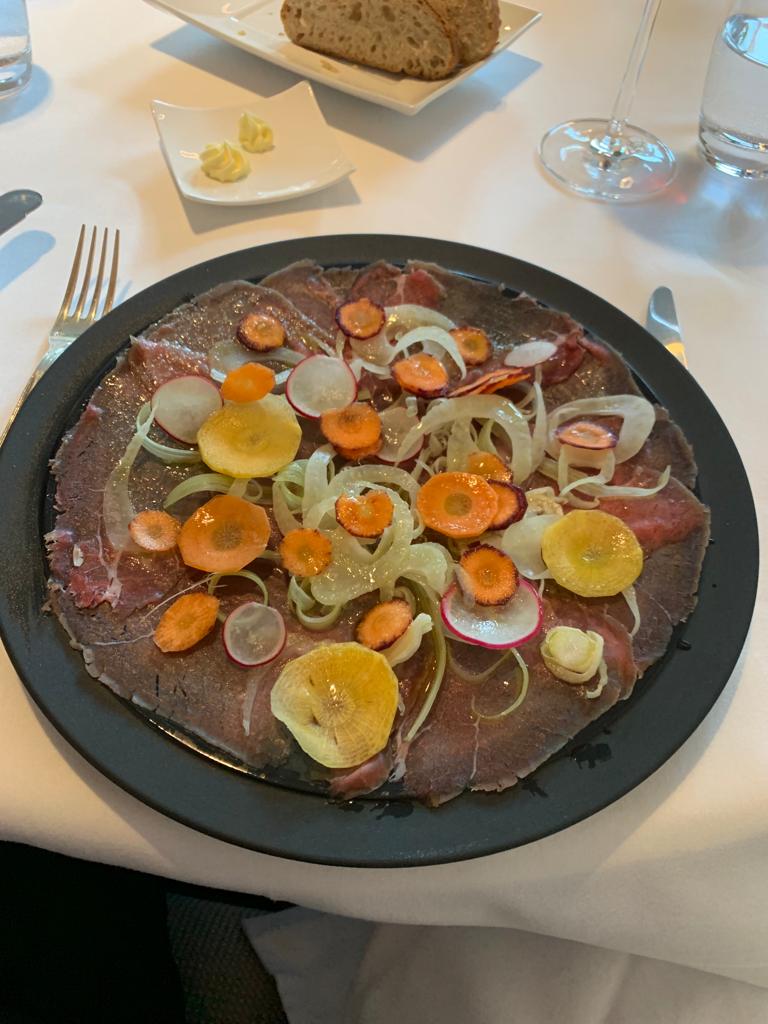 Un carpaccio de bœuf  - La Malvoisie