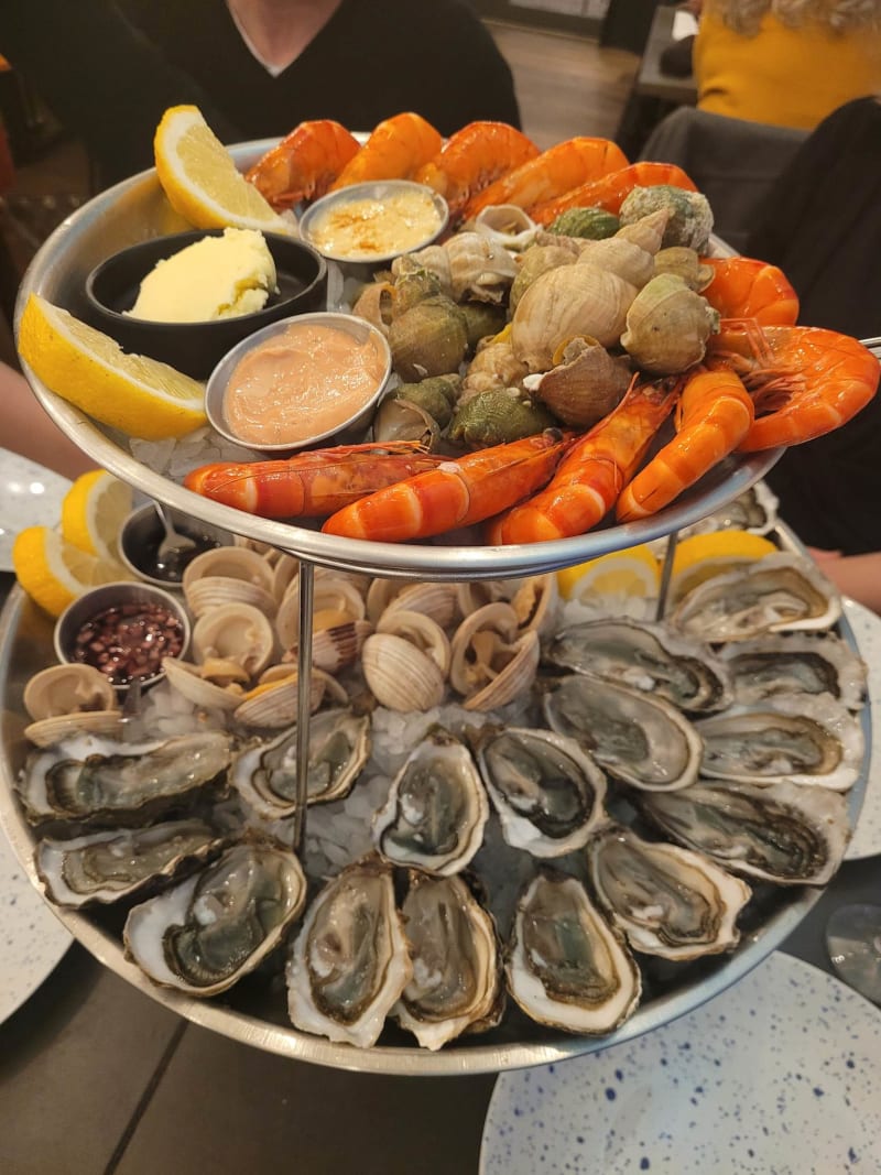 Nacre Huîtres & fruits de mer in Lyon Menu, openingstijden, prijzen