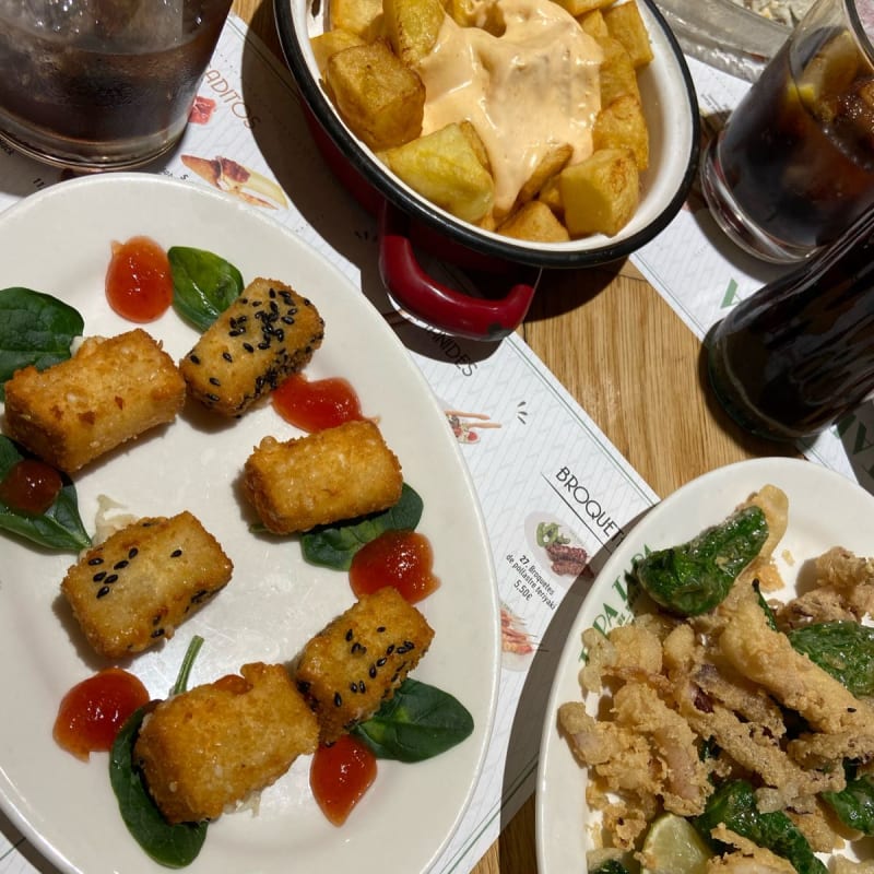 Restaurante TapaTapa Rambla Catalunya en Barcelona Menú 2023