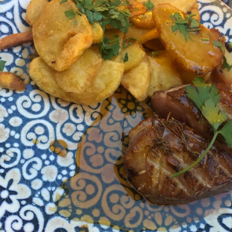 Magret et pommes sautées  - Au Rocher de Cancale, Paris