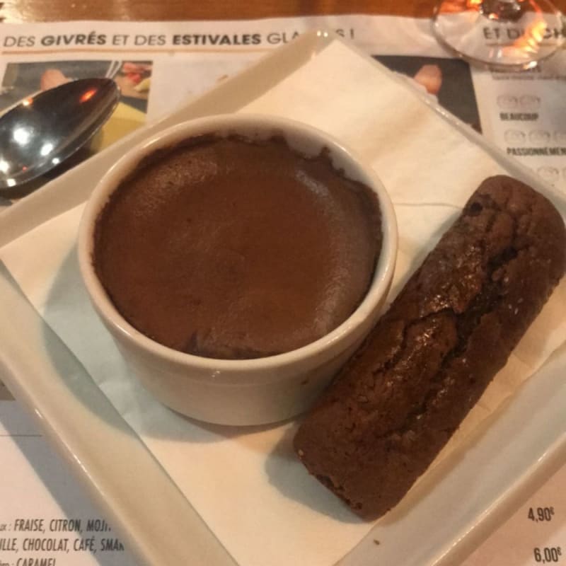 Mousse au chocolat et son brownie - La Pataterie - Audincourt