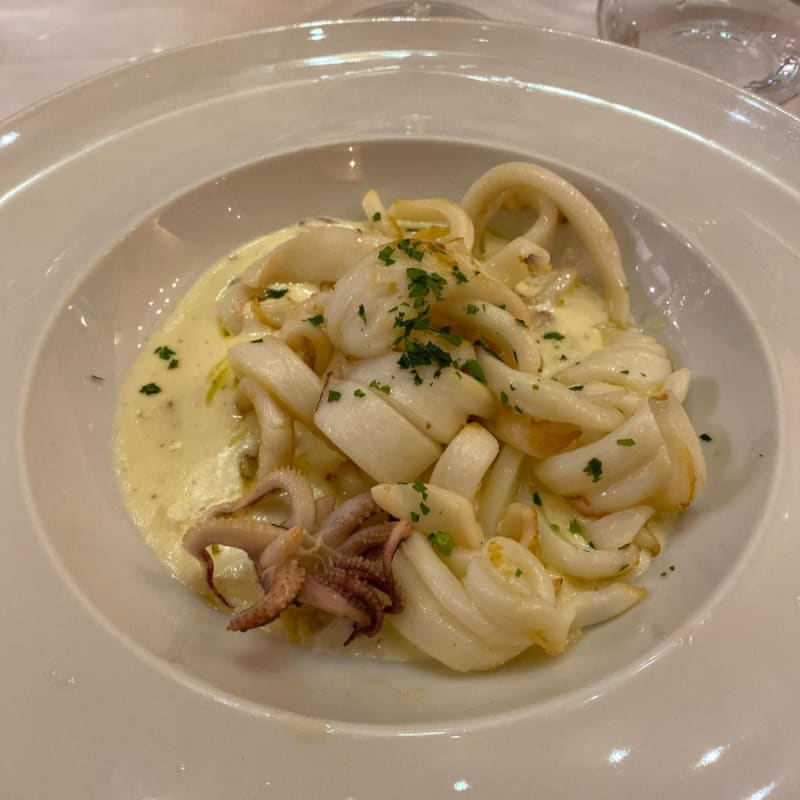 Antipasto di calamari in crema di raschera  - Le Quattro Stagioni "Gaetano"