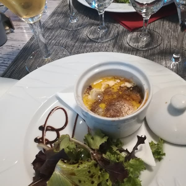 Œuf cocotte au foie gras - Le Goût des Arts, Mérignac