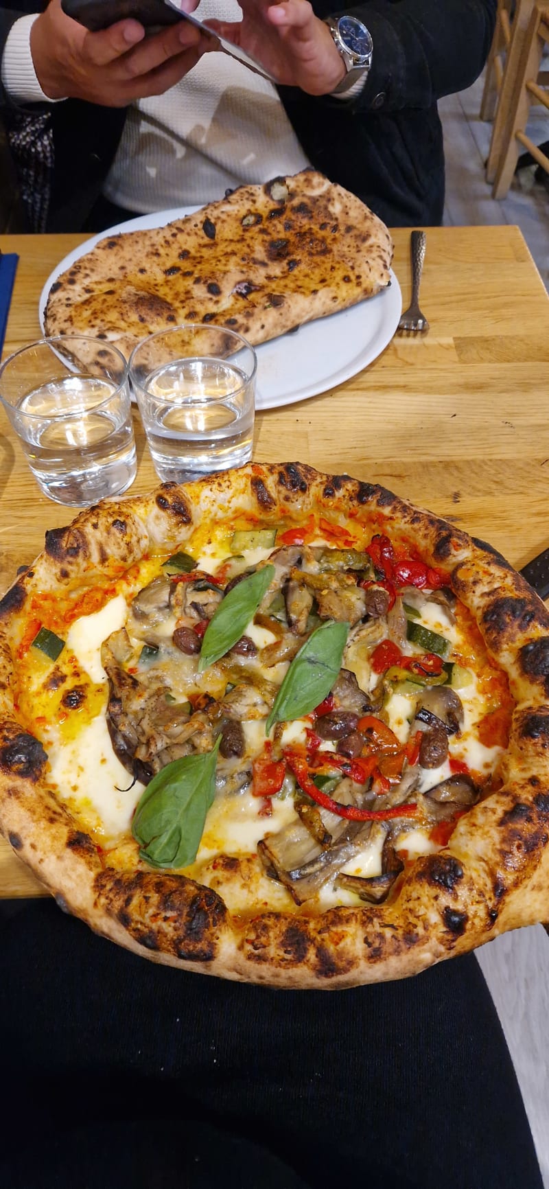 Pizza ortolana (légumes grillés) - La Bottega della Pizza, Montreuil