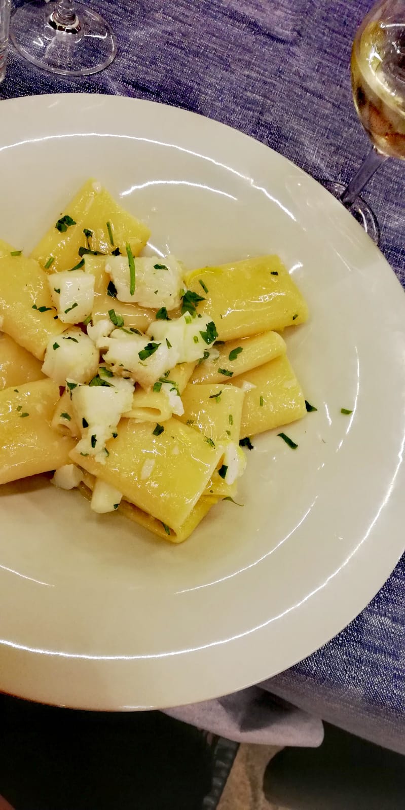 Paccheri limone e baccalà - Il Marchese, San Giorgio a Cremano