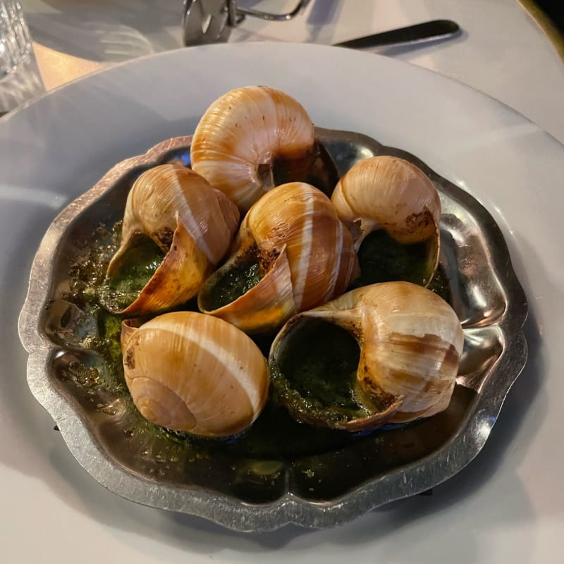 Les escargots sauvages de Bourgogne 6/12 ( sans gluten) - Le Petit Médicis, Paris