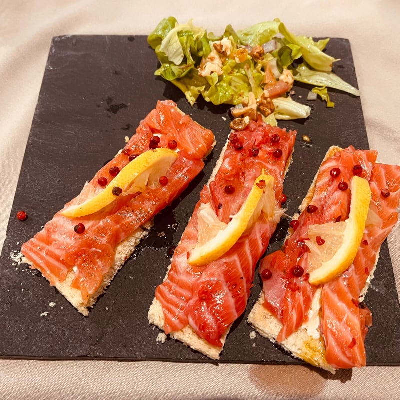 Gravlax de saumon - Bistrot Le Touquet's - Casino Partouche de Calais, Calais