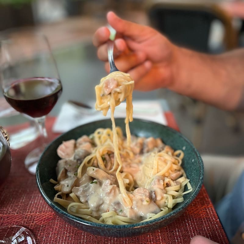 Fricassée de ris de veau, champignons. - L'Archelle, Paris