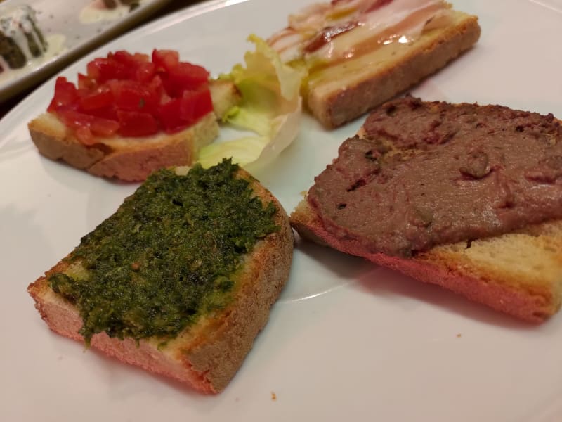 Crostini toscani - San Domenico Ristorante, Siena