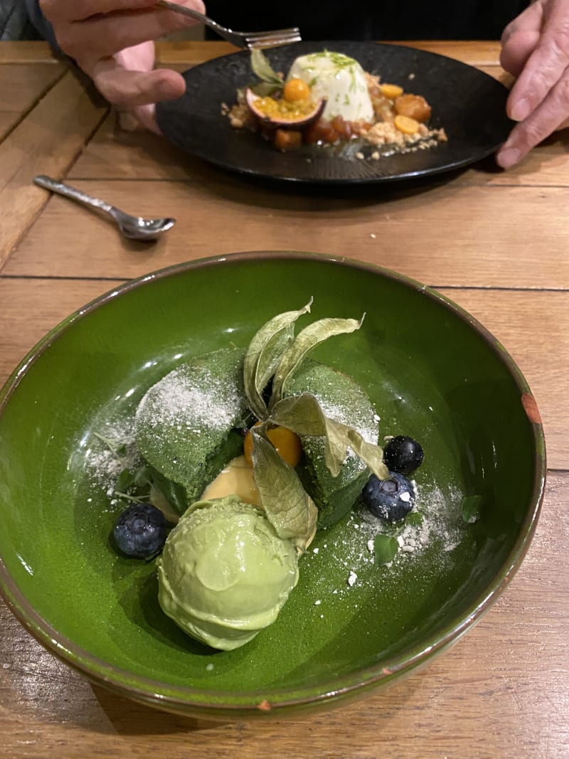 Green tea cake and ice cream  - Specktakel, Haarlem