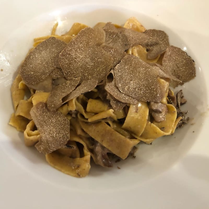 Tagliatelle integrali funghi e tartufo - Trattoria Cavallucci