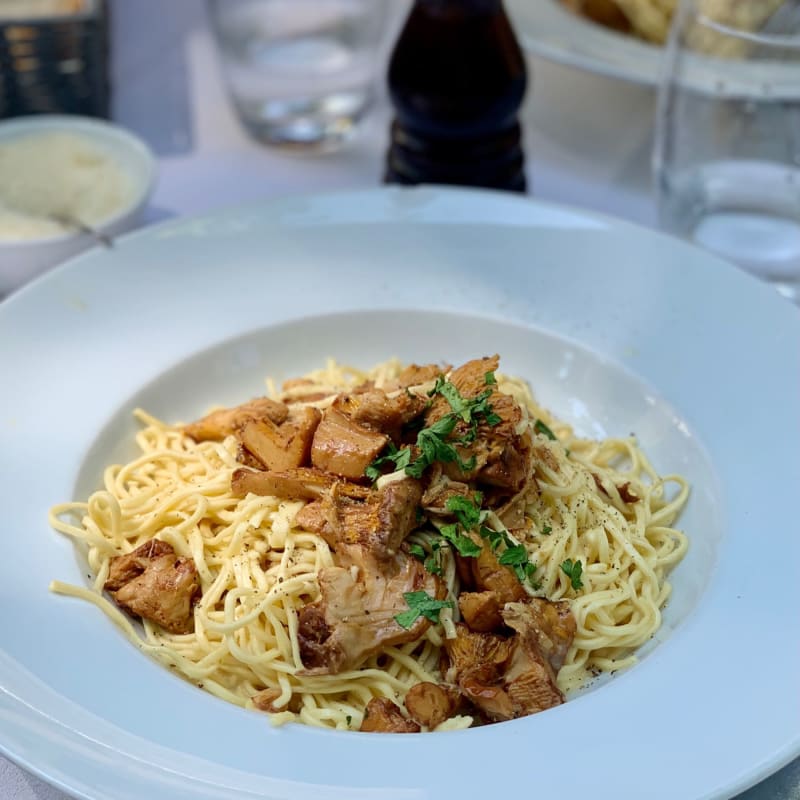 Taglierini aux chanterelles  - Grotto 2, Pully