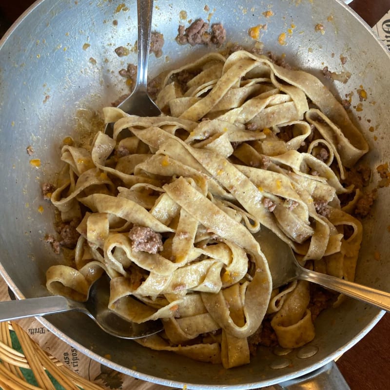 Tagliatelle al ragu' - La Ghianda, Sansepolcro