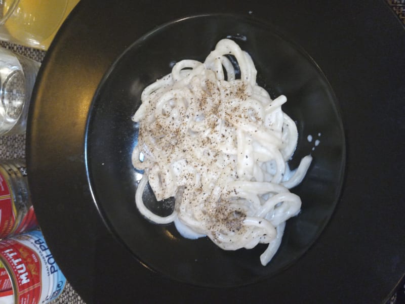 Pici cacio e pepe - Il Cavallino Bianco, Siena