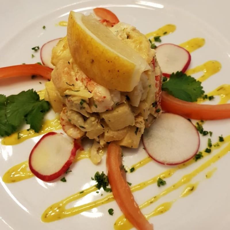 Tartare de queues d’écrevisses aux pommes acidulées  - La Flambée - Montigny Btx, Montigny-le-Bretonneux