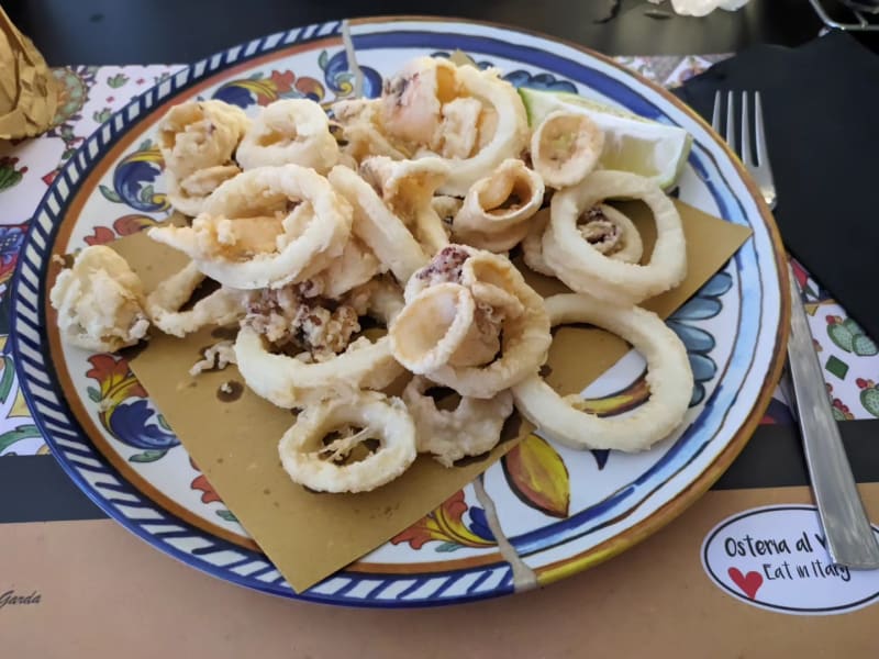 Fritto di calamari - Osteria al Vicolo, Garda