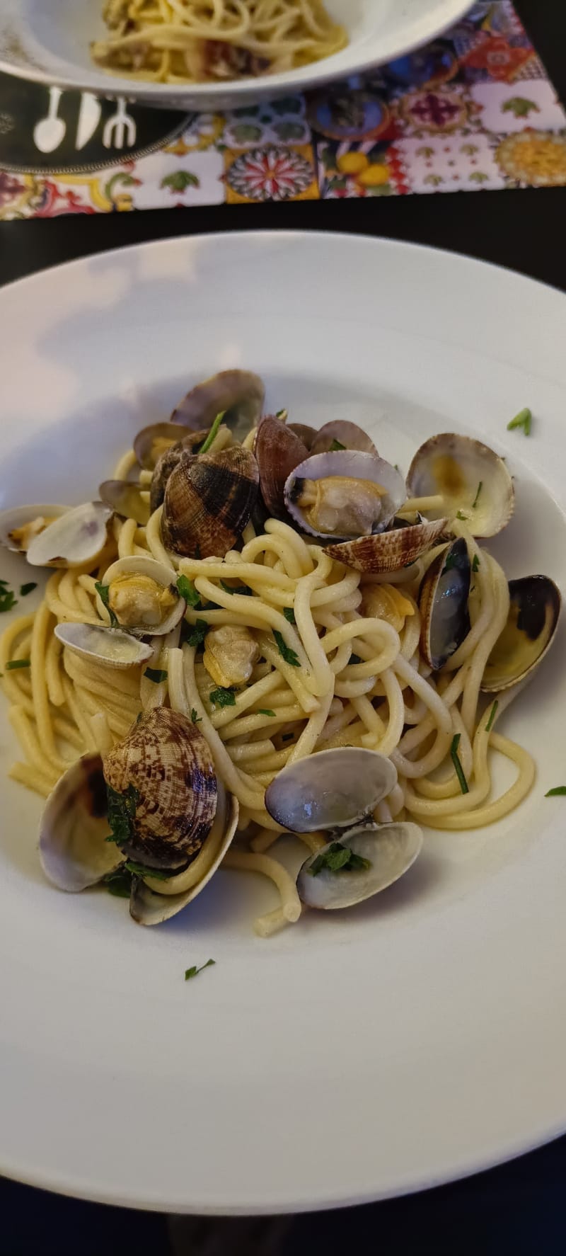 Spaghetti alle vongole - Osteria al Vicolo, Garda