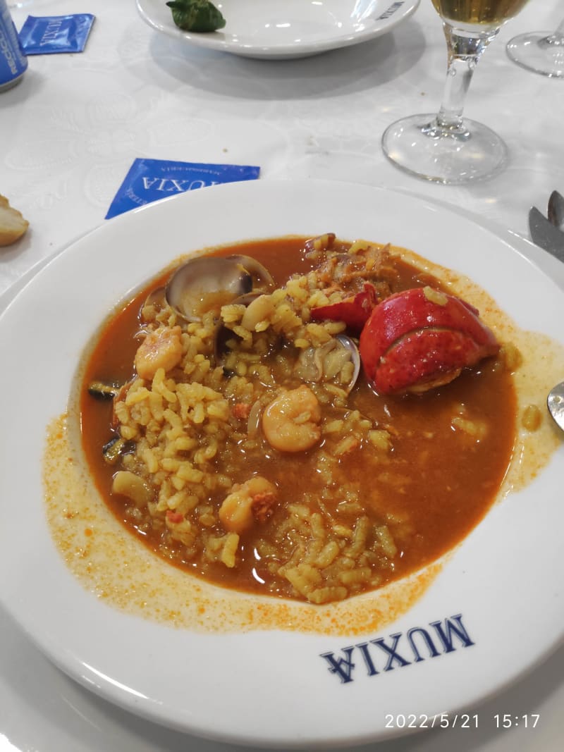 Arroz caldoso de bogavante - Muxía, Madrid