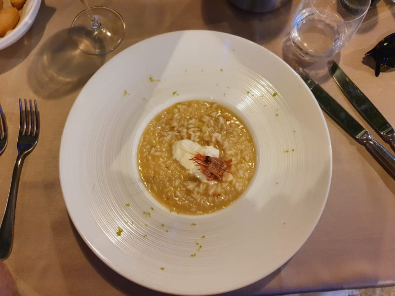 Risotto Al Rosso Di Gambero  - Borgo Ronchetto