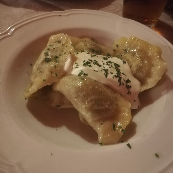 Pierogi di carne con smietana - Kowalski, Genoa