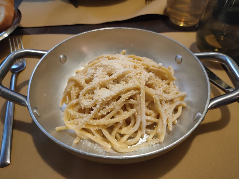 Tonnarelli cacio e pepe - Ristorante il Cantinone, Peschiera Del Garda