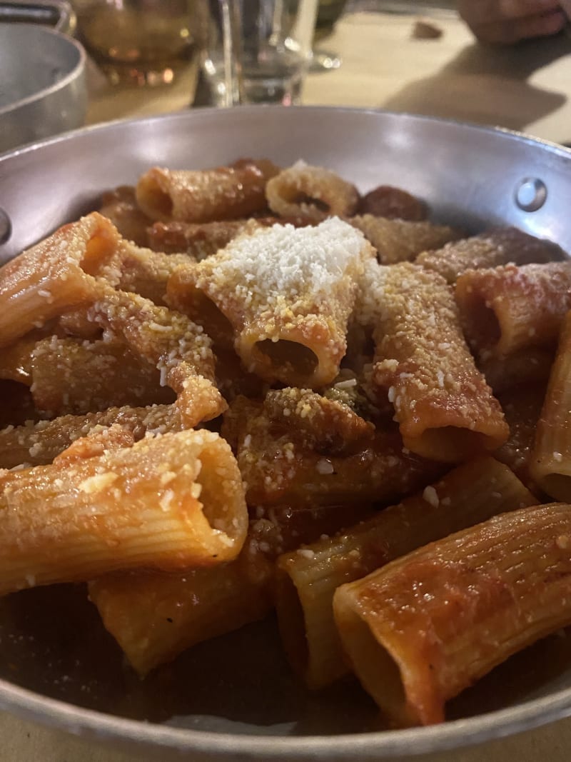 Rigatoni all'Amatriciana - Ristorante il Cantinone, Peschiera Del Garda