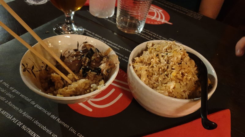 Arroz con verduras  - Ramen-Ya Ajisen, Barcelona