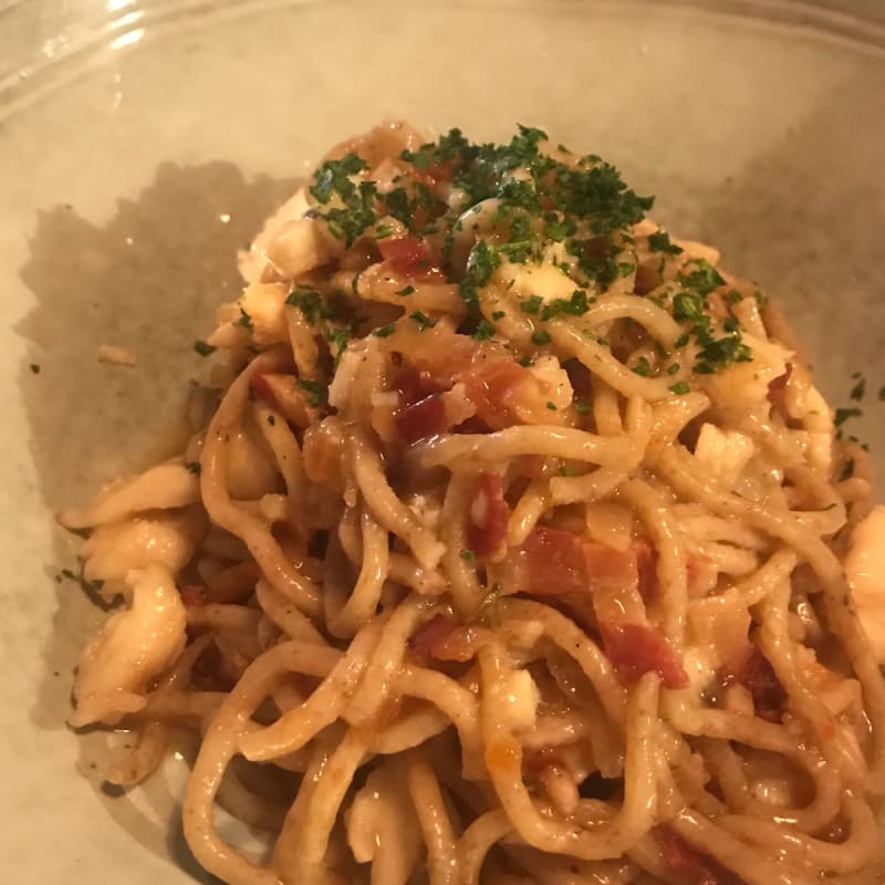 Spaghettis à la lotte - Terronia, Paris