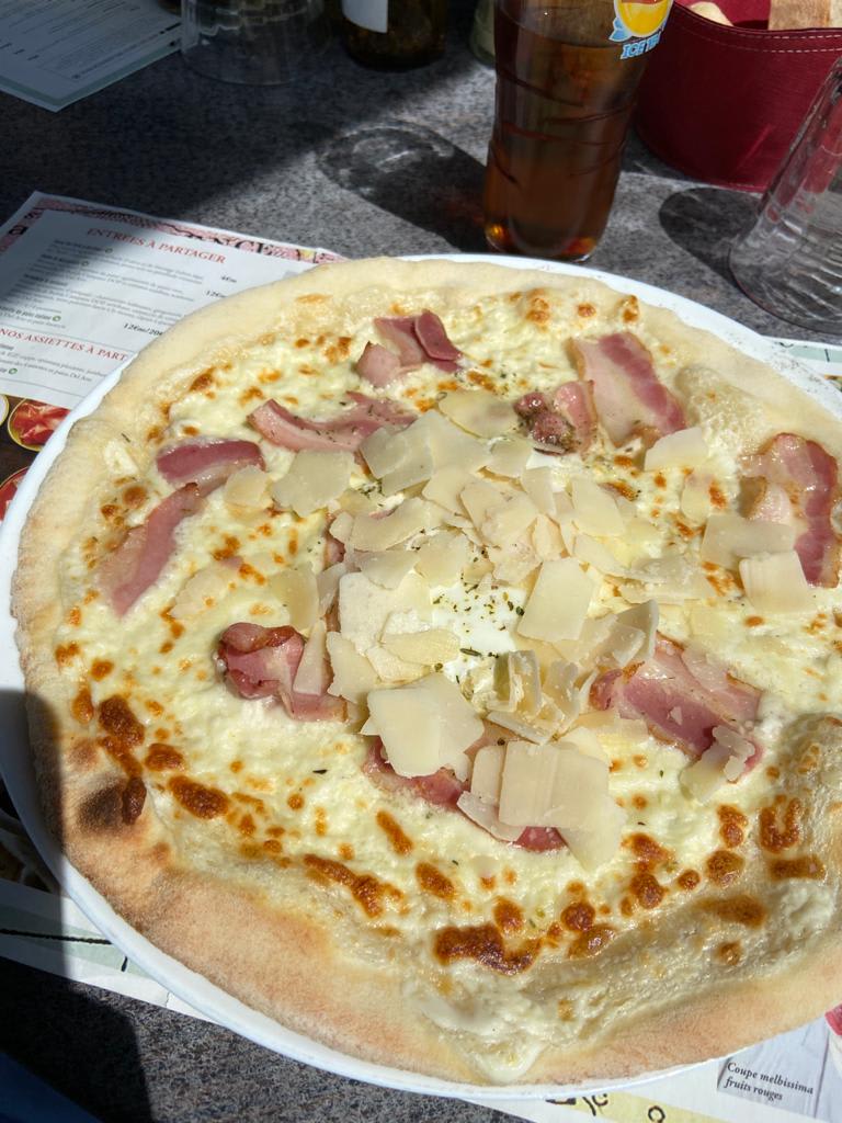 Pizza Carbonara - Ristorante Del Arte - Cité de l'Automobile Reims, Reims