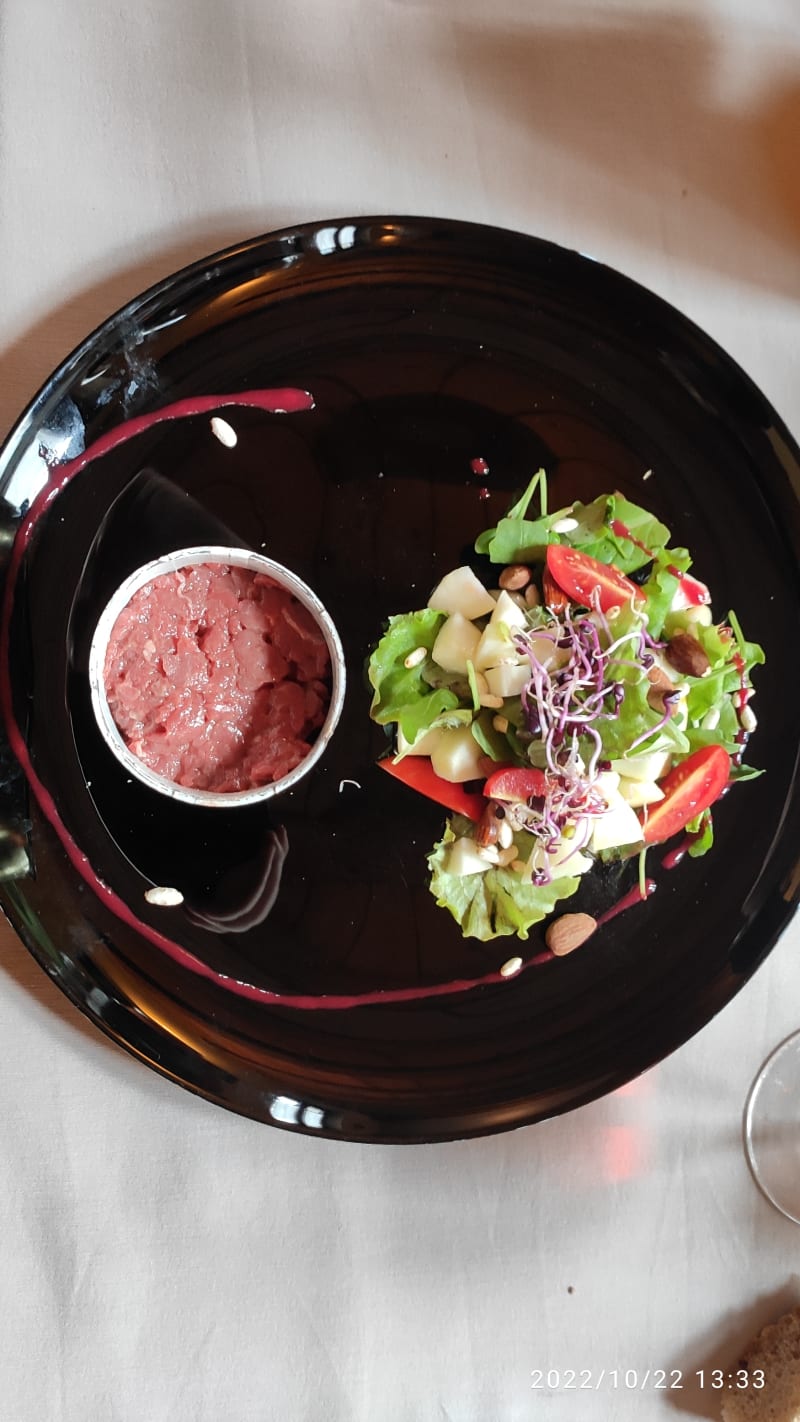 Tartare di Cervo - Osteria del Benedet, Delebio