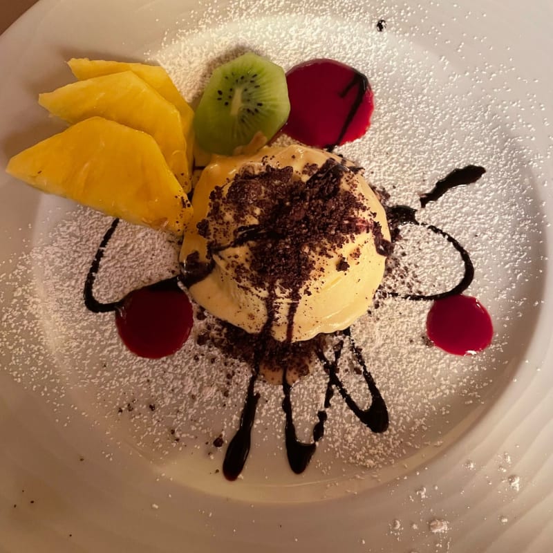 Semifreddo al torroncino - Osteria del Benedet, Delebio