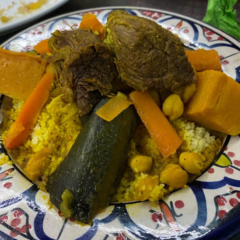 Cuscus con ternera y verdura - Marrakech, Toledo