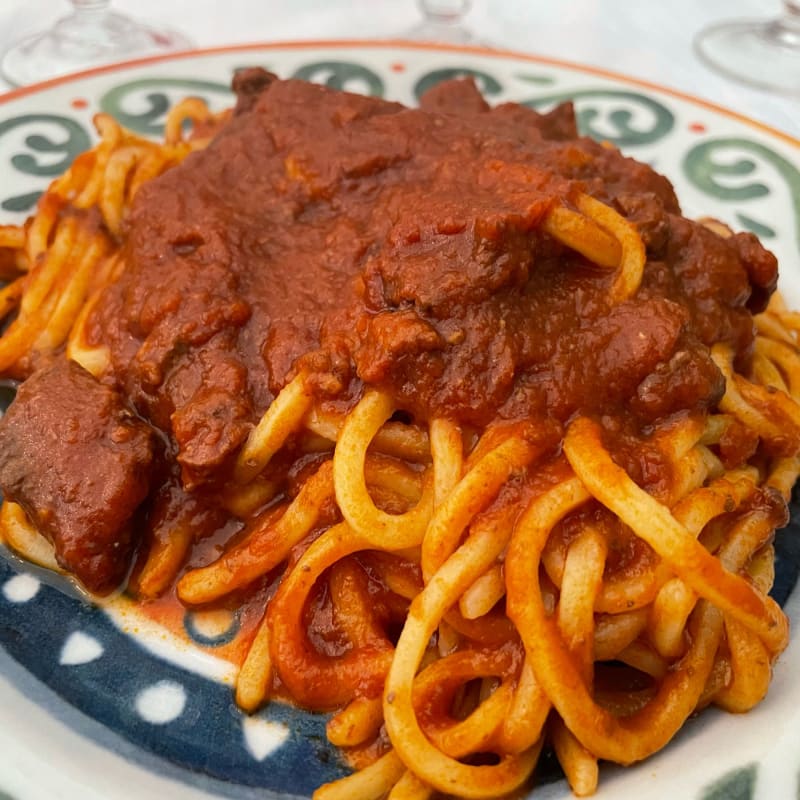 Troccoli al ragù di cinghiale  - Al Barone, Monte Sant'Angelo