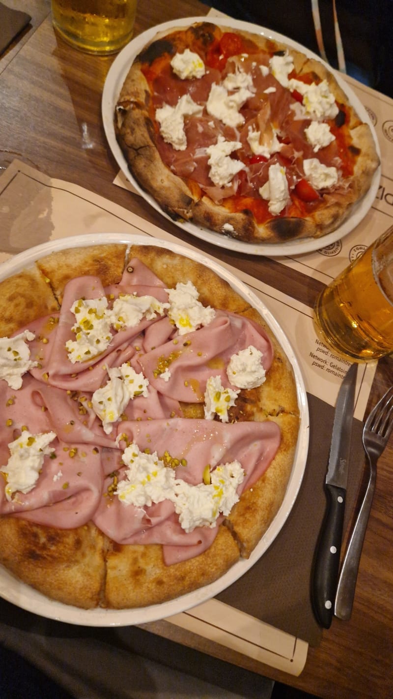 Pizza in Trevi, Rome