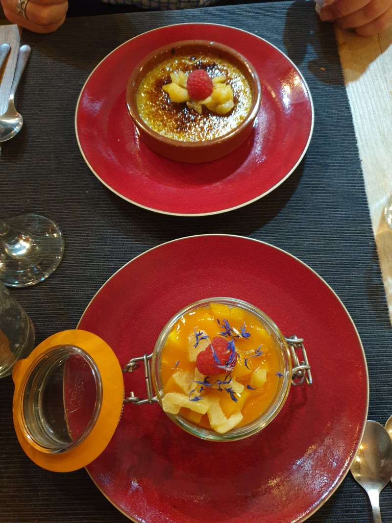 Cheesecake ananas et crême brûlée à la pistache - L´Épidon, Paris