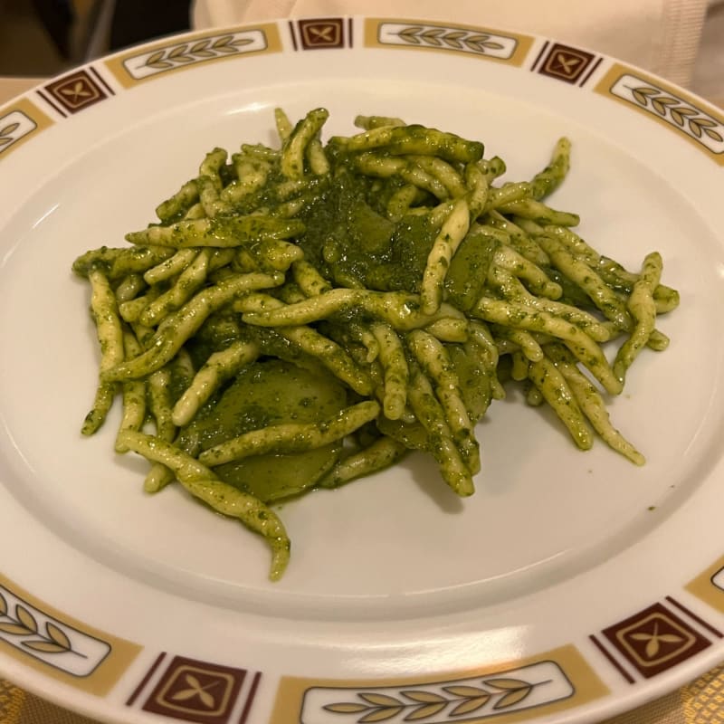 Trofie di Recco col pesto  - Taverna Giulia, Rome