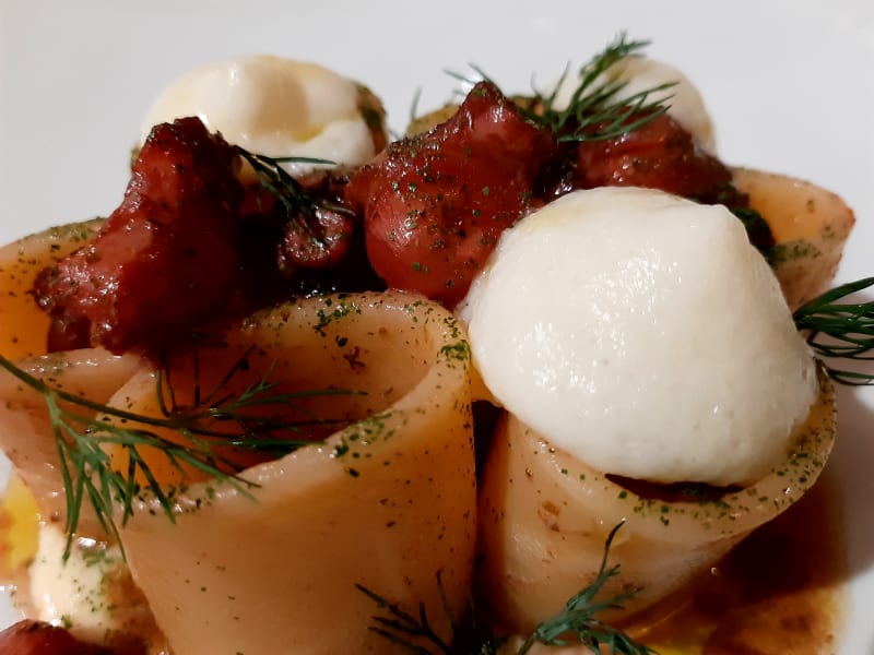 Paccheri Con ragù Di Polpo E Mousse di Finocchio - Radice, Rome