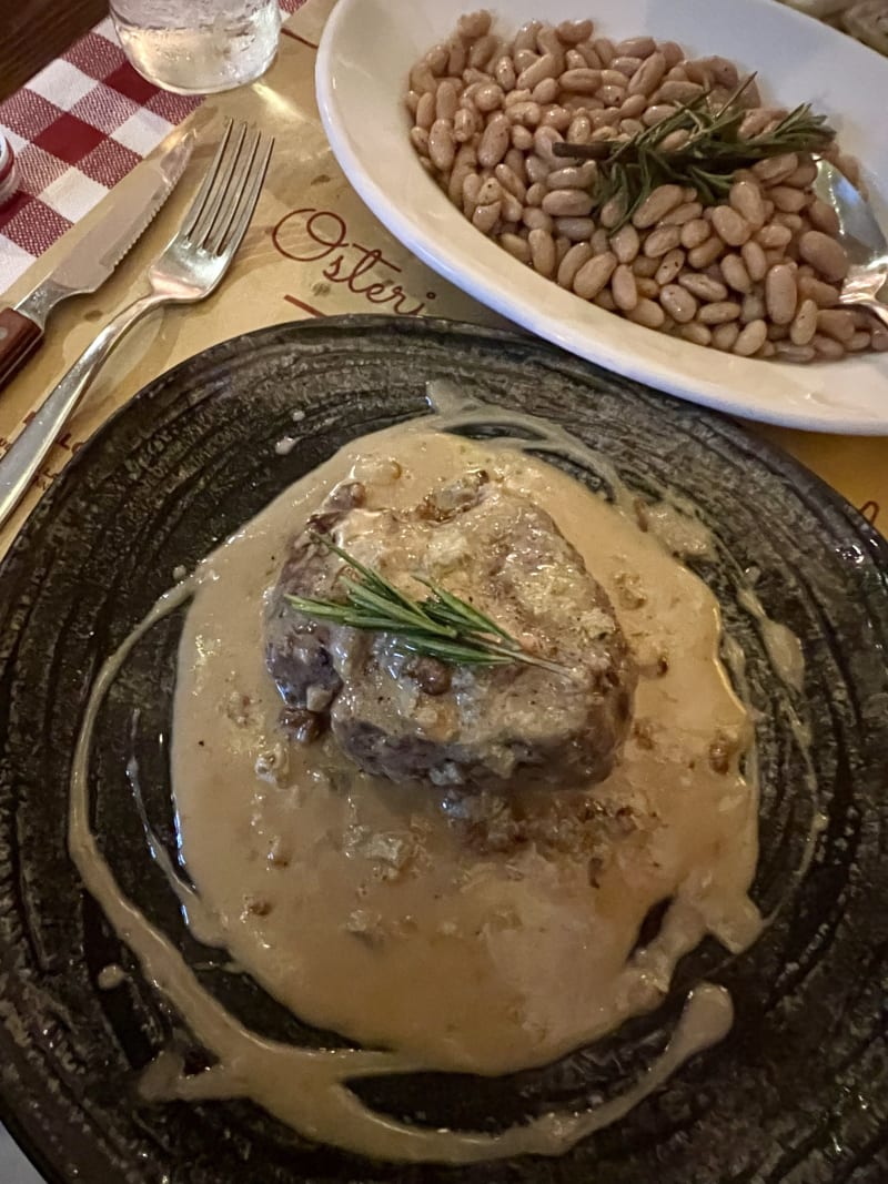 Filetto di scottona al pepe verde - Il Paiolo, Florence