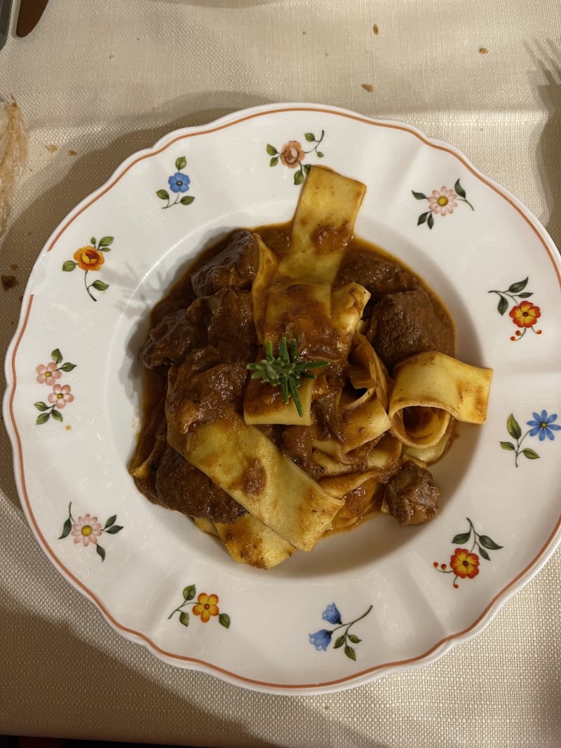 Pappardelle al ragù di cinghiale - Il Paiolo, Florence