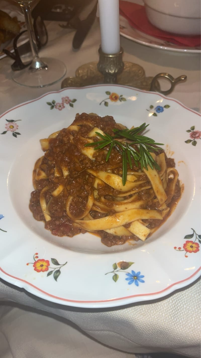 Tagliatelle alla bolognese - Il Paiolo, Florence