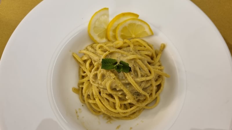 Tagliolini agli agrumi - Osteria di Sughero, Viterbo