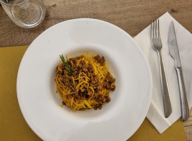 Fieno canepinese al ragù bianco di cinghiale - Osteria di Sughero, Viterbo