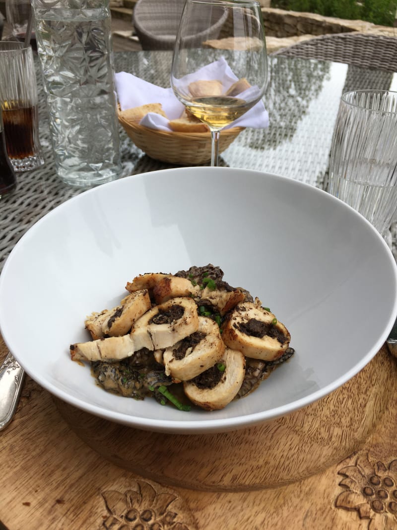 poulet aux morilles - Le Lounge du Tillau