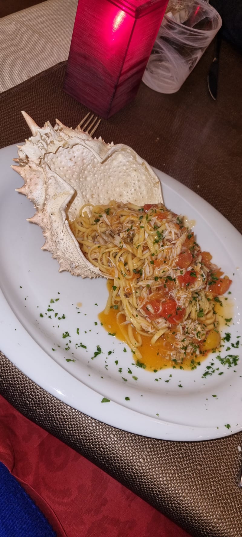 Tagliolini al granchio - Osteria ae sconte, Venice