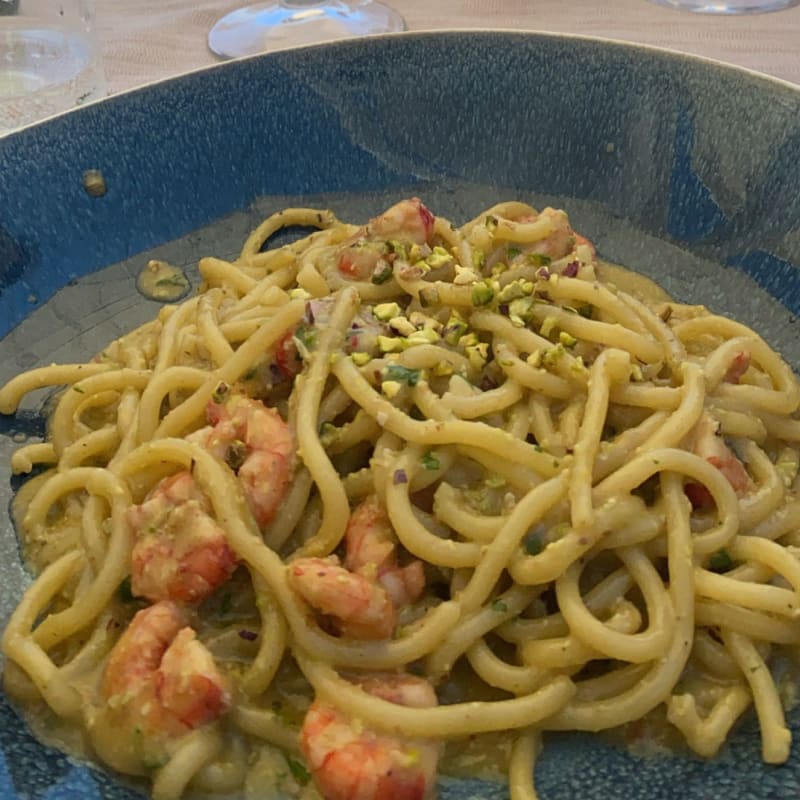 Poco al gambero rosso e pistacchio  - Il Cavalluccio Marino, Santa Marinella