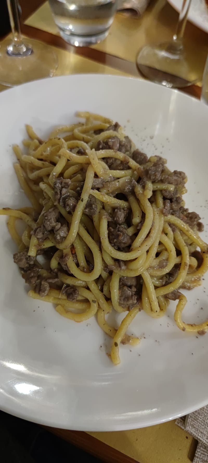 Bigoli Al Ragù D'anatra - Osteria Leon Bianco, Venice