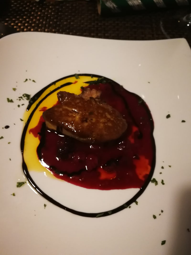 Foie gras groseilles - Au Vieux Caveau, Pully