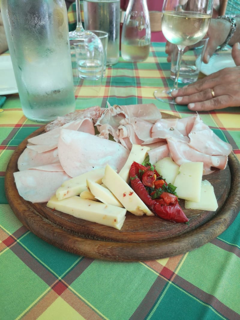 Tagliere di salumi e formaggi - La Locanda sul Po, Turin