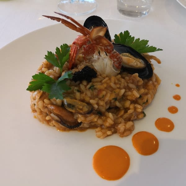 Riso carnaroli ai frutti di mare con zafferano - Le Bistrot, Riccione