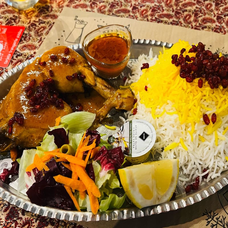 Zereskh polo - Tabriz Restaurant, Madrid